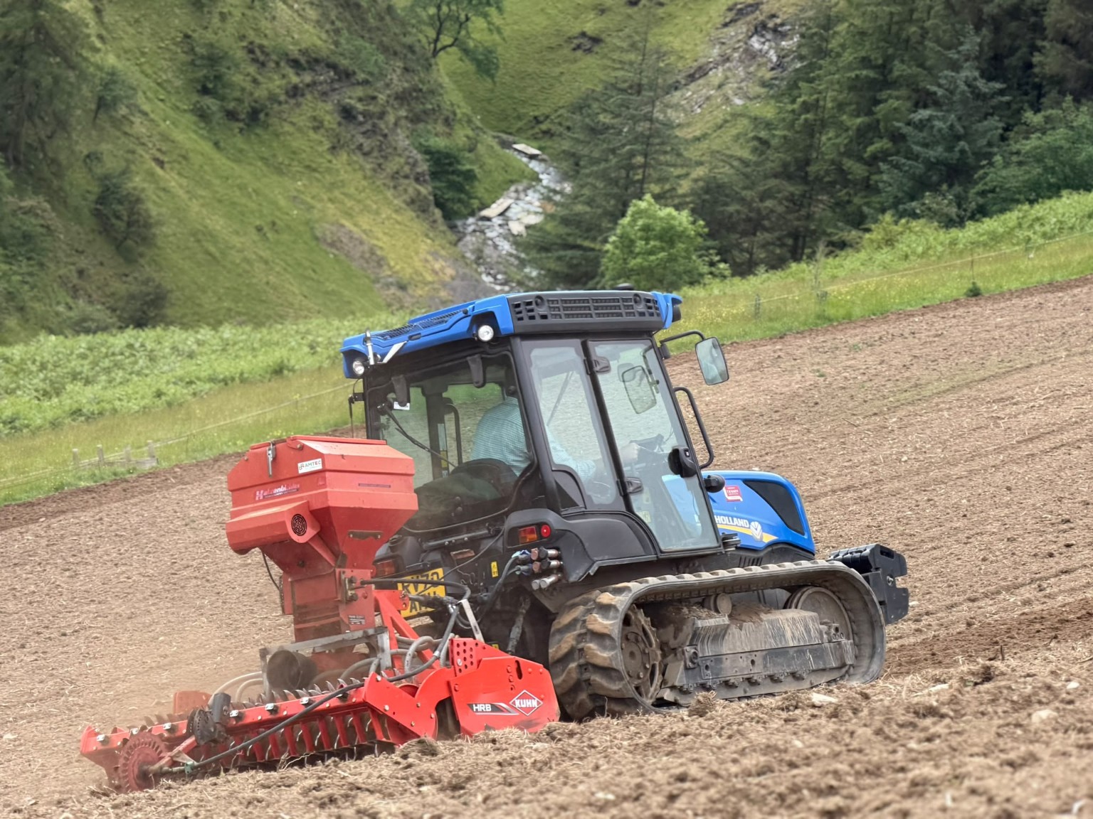 Caradoc Contracting machinery at work