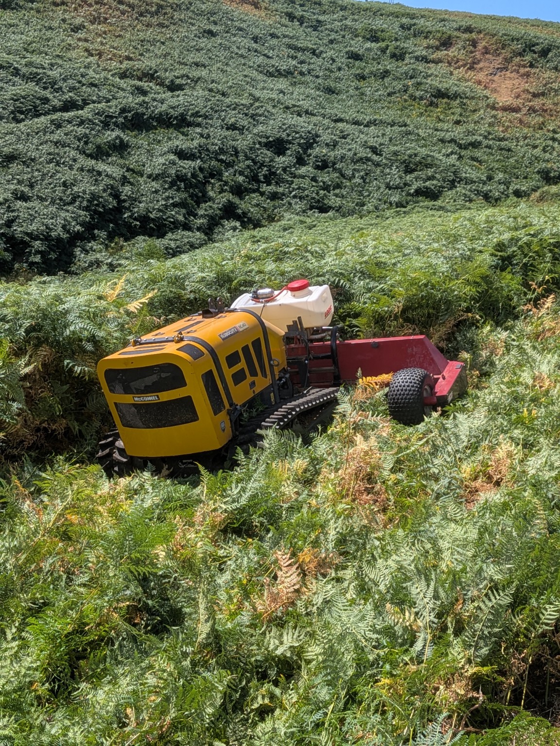 Caradoc Contracting machinery at work