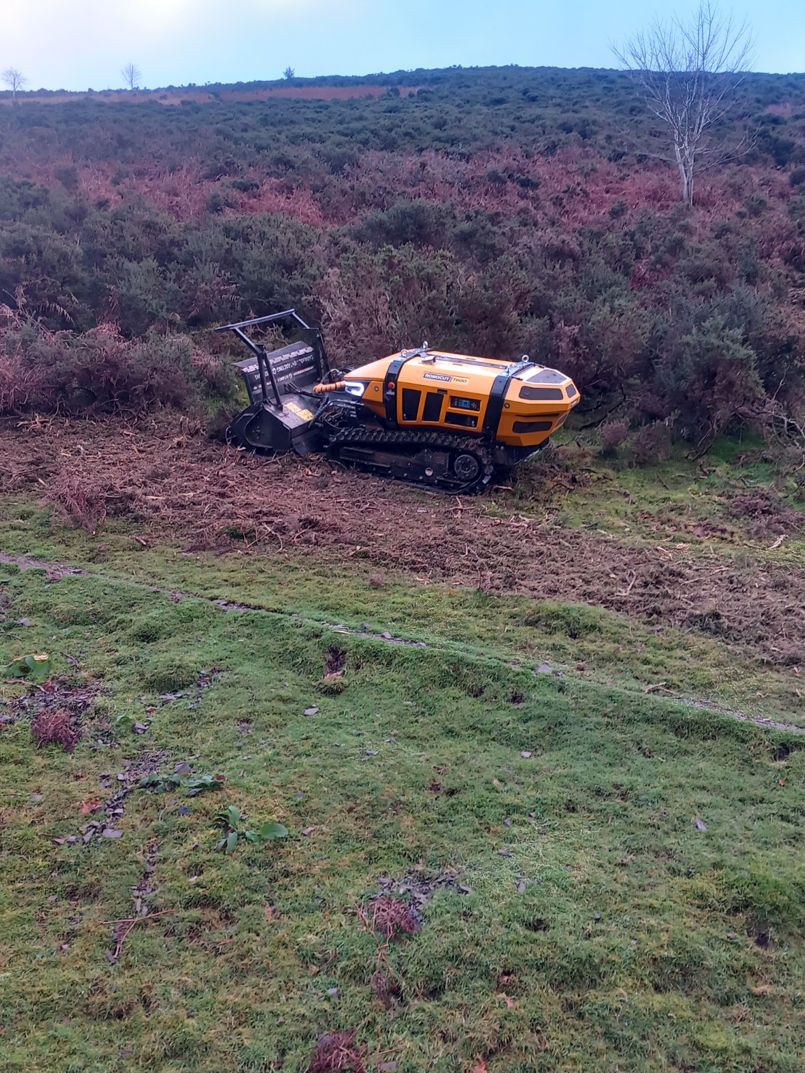 Caradoc Contracting machinery at work