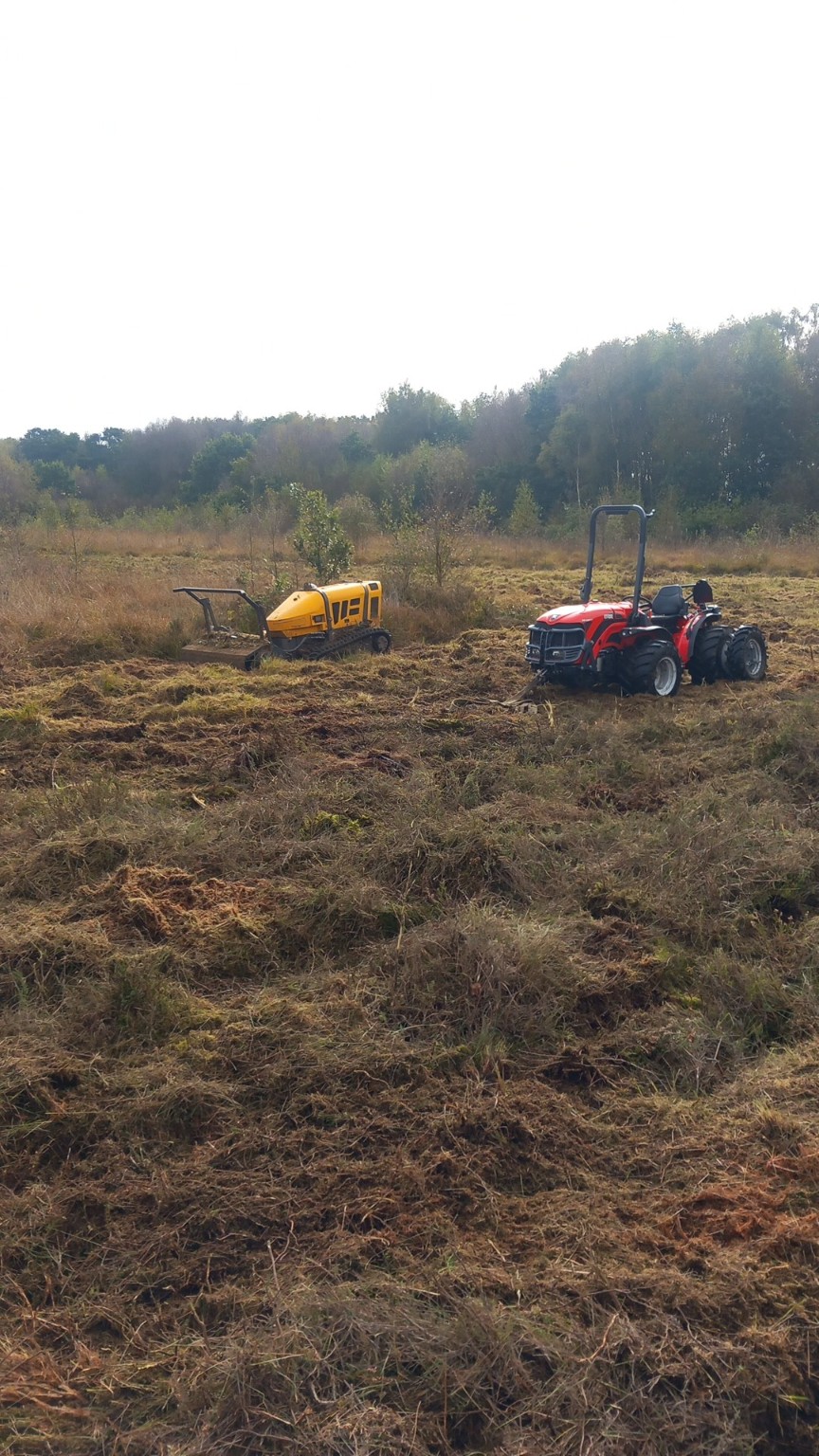 Caradoc Contracting machinery at work
